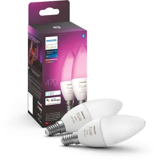 Hue Color E14 B39 Candle Light - 2-pack