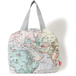 Legami Faltbare Reisetasche Karte Beige 36,5 x 32 x 18 cm