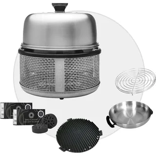 COBB Premier AIR DELUXE Grill inkl. Air Deckel & Griddle & Bratenrost & WOK & BB...
