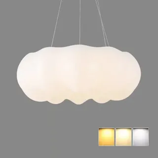 Schwebende Wolke Pendelleuchte LED Cloud Deckenleuchte Deckenleuchte Kinderzimmer Deckenleuchte mit Aufhängedraht für Schlafzimmer, Wohnzimmer, Jungen Mädchen Schlafzimmer, 15W, 3 Beleuchtung