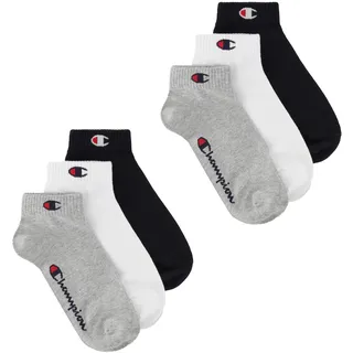 Champion 6 Paar Quarter Socken Gr. 35-46 Unisex Sneaker Kurzsocken