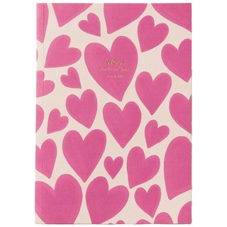 WOUF Notizbuch Daily A5 Paper Notebook pink love