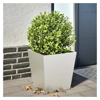 vidaXL Pflanzkübel 40 x 40 x 40 cm Weiß