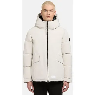 khujo Winterjacke Gero-YM Warme Herren Outdoorjacke mit Kapuze weiß XXL (56)
