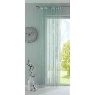 Gardinenbox Fadenvorhang (1 St), Multifunktionsband, transparent, Fadengardine Tunneldurchzug Flauschband Multiband Raumteiler 20303MB 140 cm x 250 cm