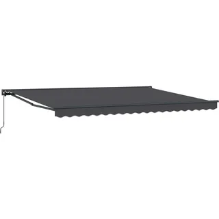 vidaXL Einziehbare Markise 450 x 300 cm anthrazit