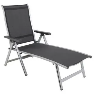 MWH Das Original Kedline Klappliege 140 x 70 x 104,5 cm silber/anthrazit