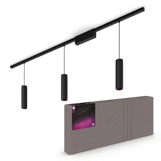 Philips Perifo 3-flg. 172 cm zylinderförmig schwarz