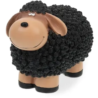 Relaxdays Gartenfigur Schaf Braun,Schwarz