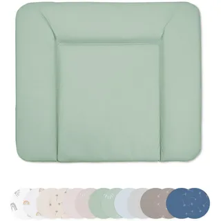 Ehrenkind® Abwaschbare Wickelauflage - Hygienisch, Sicher und Vielseitig in Jade | Wickelauflage 72x85 | Wickelunterlage | Wickeltischauflage abwaschbar