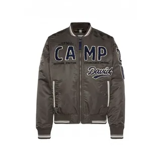 Camp David Collegejacke dunkelblau/oliv/beige L