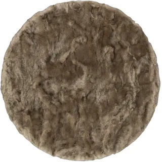 Pergamon Luxus Super Soft Fellteppich Aspen Rund Meliert (160 cm,