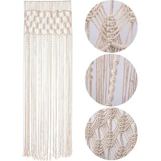 Makramee-tapete, Bohemian-dekor, Handgewebter Wandteppich, Bohemian, Makramee, Vorhang, Hochzeitstür, Hintergrund, Fenstervorhänge, 203,2 Cm (l) X 73,7 Cm (b).