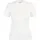 T-Shirt mit Ripp-Optik Weiss M