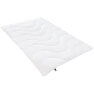 Irisette Microfaserbettdecke Steppbett Micro Thermo, Füllung: Markenhohlfaser irisette®, Bezug: soft und anschmiegsam, waschbar bis 60°C, entwickelt in Deutschland weiß 135 cm x 200 cm