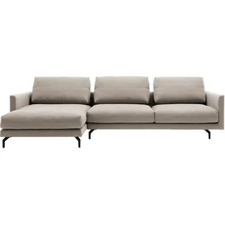 creation by rolf benz Eckcouch Chenille 300 cm Beige