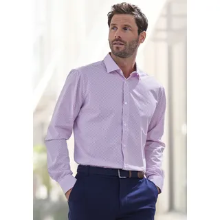 H.I.S. Langarmhemd Regular Fit Rot XL
