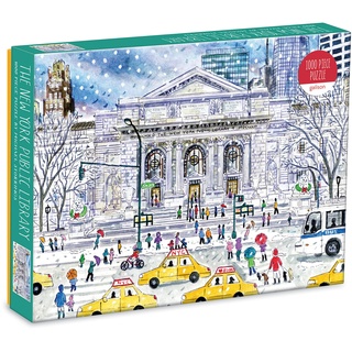Michael Storrings New York Public Library 1000 Pc Puzzle: 1000 Piece Puzzle