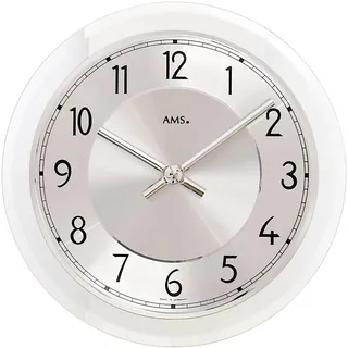 AMS Wanduhr W9476 5,0 grau