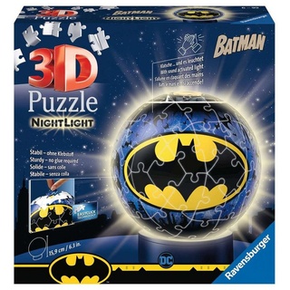 Ravensburger 3D-Puzzle »72 Teile Ravensburger 3D Puzzle Ball Nachtlicht Batman 11080«, 72 Puzzleteile