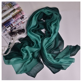 Viellan Seidentuch Schals für Damen,modische Schals,200cm grün