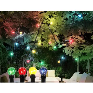 GLOBO LED-Lichterkette Kunststoff 5 m Blau