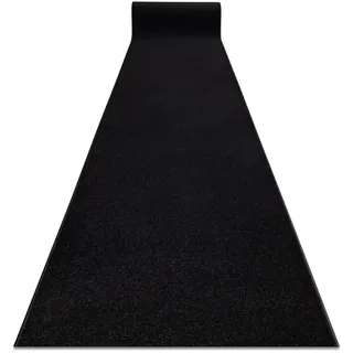 RugsX Karmel Teppichläufer 140 x 180 cm Schwarz