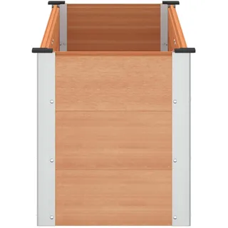 vidaXL Hochbeet 150 x 50 x 54 cm Braun