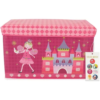 Bieco Aufbewahrungsbox 60 x 35 x 30 cm 1-tlg. rosa