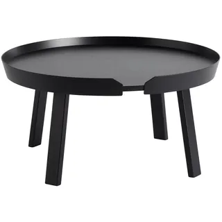 Muuto - Around Couchtisch, schwarz, Ø 72 cm