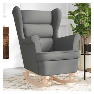 vidaXL Schaukelsessel Dunkelgrau 74x90x102 cm Stoff