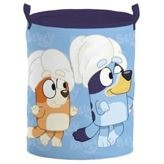 Bluey Wäschekorb Bluey Spa Time Wäschekorb 52x30cm für Kinder blau