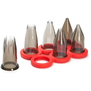 De Buyer starter set: 6 tüllen aus Tritan m.sockel 1 stück