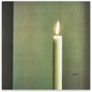 SGFGAD FHYWQ Gerhard Richter Poster Gerhard Richter Drucke Vintage Wandkunst Eine brennende Kerze Bild Gerhard Richter Leinwand Malerei für Wohnkultur 50x50cm ungerahmt