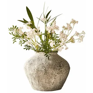 Loberon Vase Champs, antikgrau