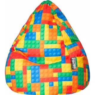 Sitting Point Bricks XL Sitzsack bunt