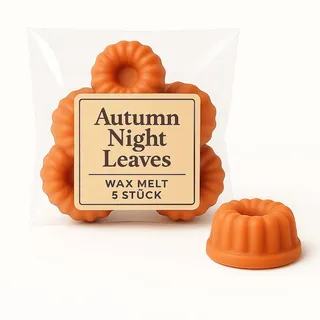 Duftmelt Herbstlaub - Autumn Night Leaves | 5er Set - Duftwachs | Duftkerzen