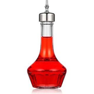 INOOMP Cocktail Shaker Glas 50ml 12.50X4.00X4.00cm Silber | Glas Material, 50ml Kapazität, Für Zuhause Und Bar, Cocktails Mixen, 1 Stück