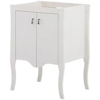 Badmöbel Antik Stil Becken Unterschrank Landhaus Badezimmer Neu 59cm Waschbecken