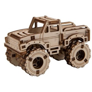 WoodenCity Monster Truck Model