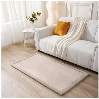 Hakuna Matte Wolkenweiche Spielmatte Baby 150x80x2,5cm, beige – Kinderzimmer Teppich mit hochwertigem Memory-Schaum – Krabbelmatte Baby mit Rutschfester Unterseite – Krabbeldecke, Kinderteppich, Tatami Matte