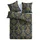 Satin Ornament Grau/Orange x cm 80 x 80 cm