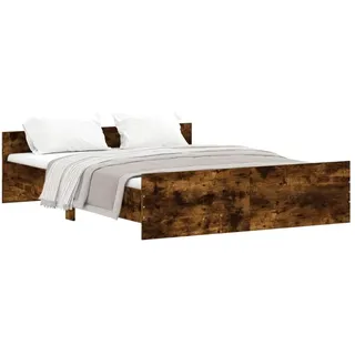vidaXL Bettgestell 160 x 200 cm Brown