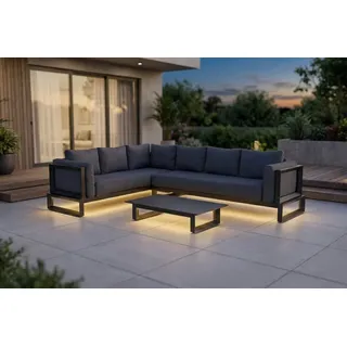 OUTFLEXX Gartenlounge-Set Luminara grau