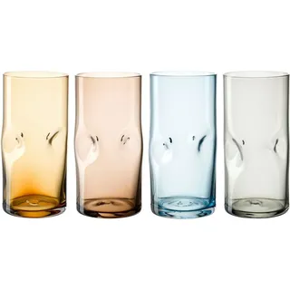 LEONARDO Gläser-Set VESUVIO, Glas, 330 ml, 4-teilig bunt