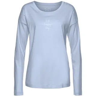 vivance dreams by lascana Pyjamaoberteil Blau 36/38