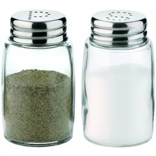 Tescoma Salz-und Pfefferstreuer Classic Set aus Glas/Edelstahl unbefüllt