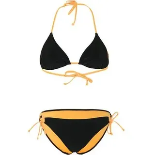CHIEMSEE Bikini-Set mit Kontrastfutter, Größe 40 A/B in Schwarz 90 Black