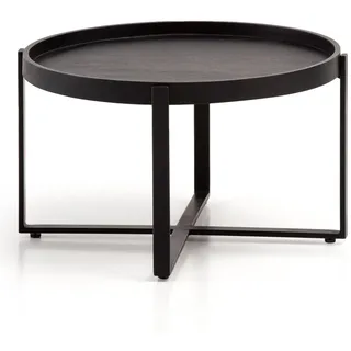 KADIMA DESIGN Kadima Schwarz Mangoholz 60 x 60 x 35 cm