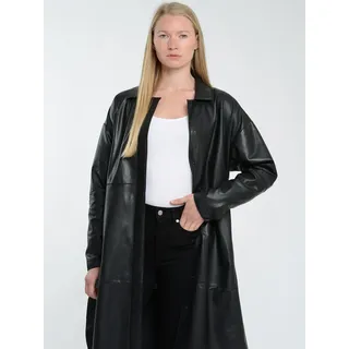 Ledermantel MAZE "42021153", Damen, Gr. S, schwarz, Obermaterial: 100% Lammleder / Innenfutter: 100% Polyester, Mäntel